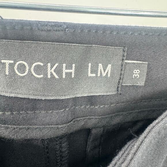 STOCKH LM Trousers Tina Pant Skinny Leg Pull On Casual Black Size 38 / 8 NWT - Picture 12 of 13
